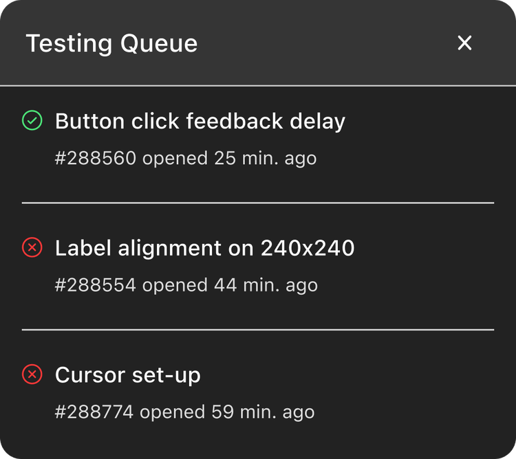 Built-in Testing