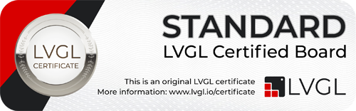 Standard LVGL certificate for 4D Systems gen4-ESP32-32CT