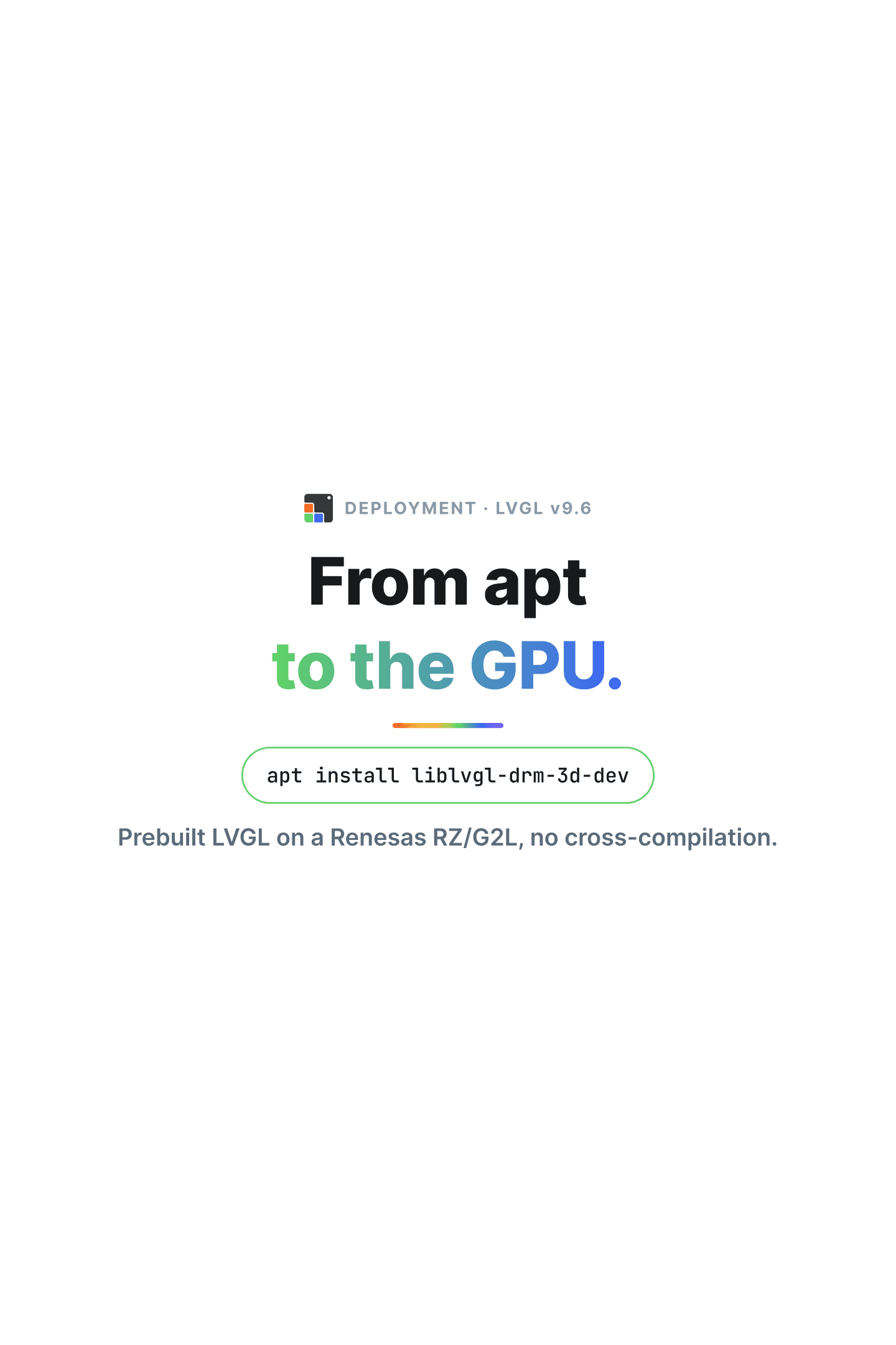 LVGL with Ubuntu on the RZ/G2L