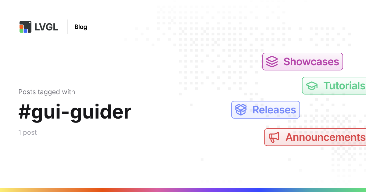Posts tagged with "gui-guider" | Blog