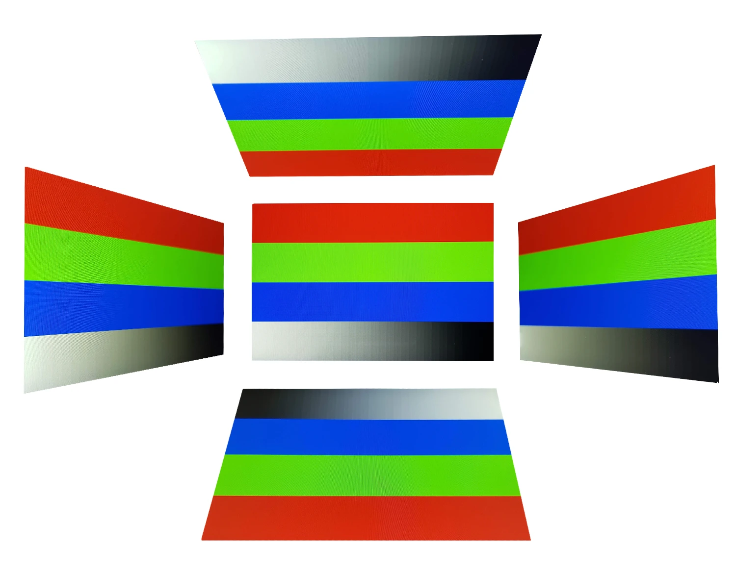 Viewing angles of the STM32 Embedded 7.0 inch display