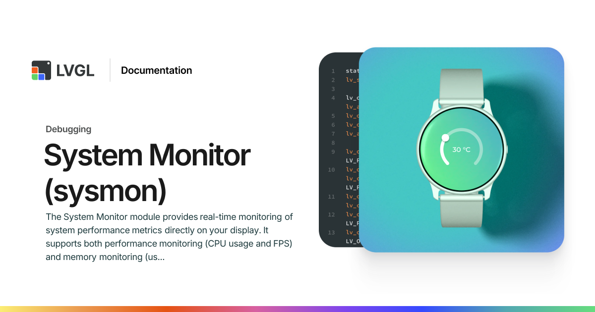 System Monitor (sysmon) | LVGL Open