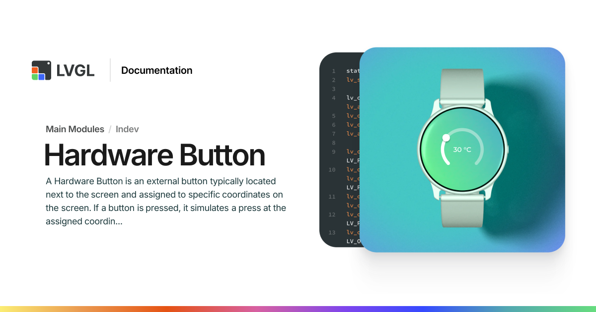 Hardware Button | LVGL Open