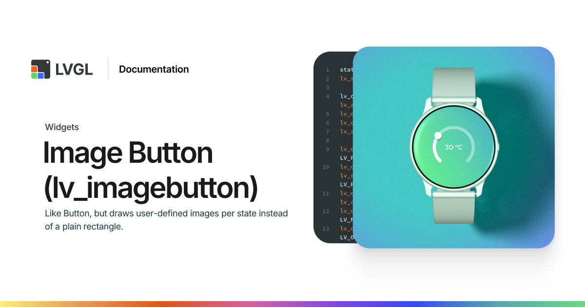 Image Button (lv_imagebutton) | LVGL Open