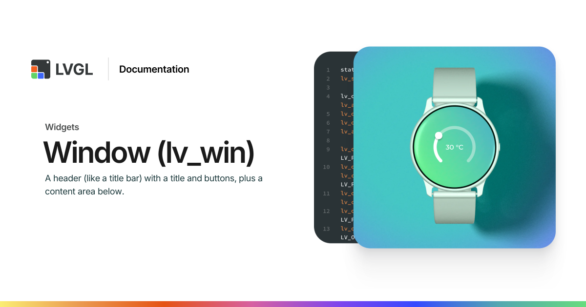 Window (lv_win) | LVGL Open