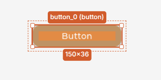 A button shown with Inspector mode enabled