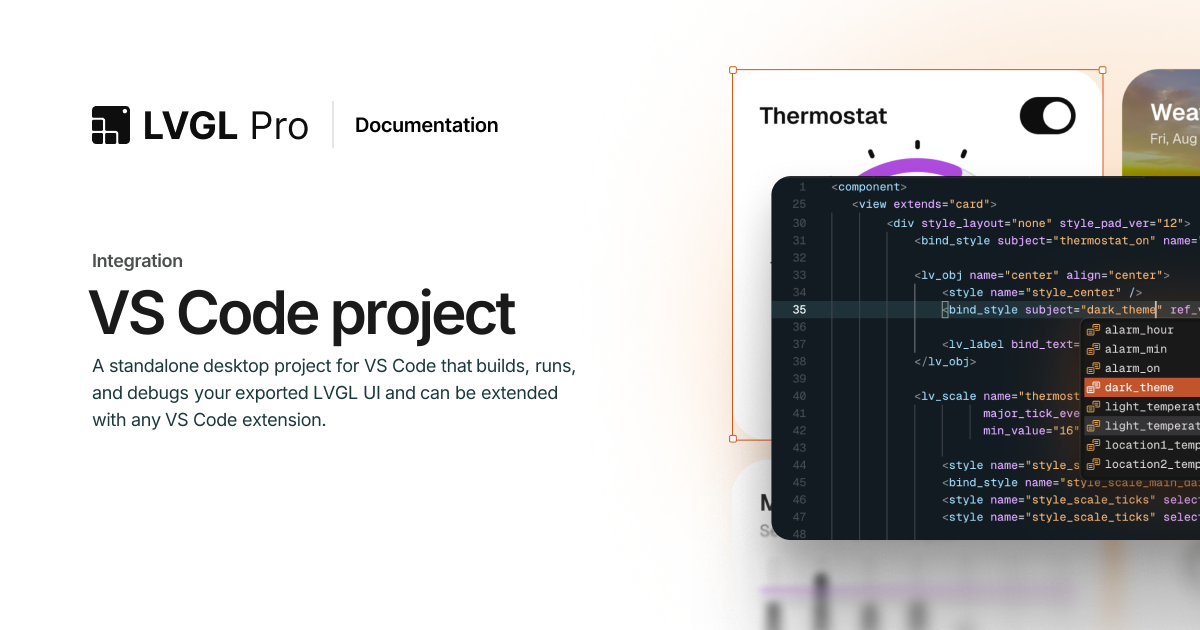 VS Code project | LVGL Pro